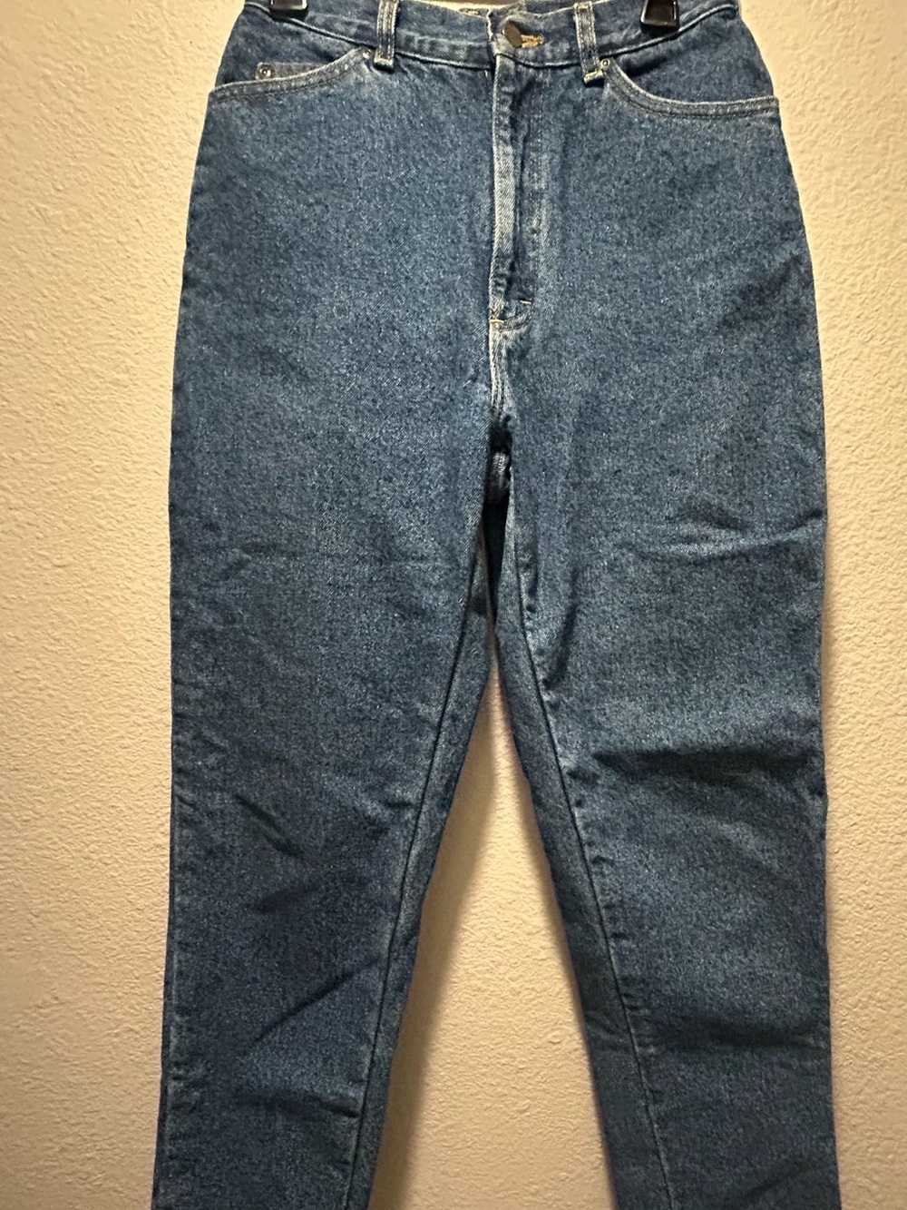 Vintage LL Bean Plaid Flannel Lined Woman’s Mom Jeans